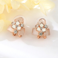 Show details for Bulk Rose Gold Plated Opal Big Stud Earrings Exclusive Online Show details for Bulk Rose Gold Plated Opal Big Stud Earrings Exclusive Online