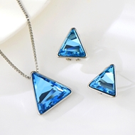 Show details for Top Swarovski Element Platinum Plated 2 Piece Jewelry Set Show details for Top Swarovski Element Platinum Plated 2 Piece Jewelry Set