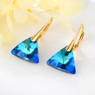 Show details for Attractive Blue Copper or Brass Dangle Earrings Best Price Show details for Attractive Blue Copper or Brass Dangle Earrings Best Price