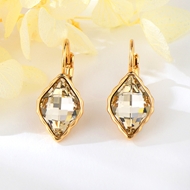 Show details for Famous Swarovski Element Yellow Dangle Earrings Show details for Famous Swarovski Element Yellow Dangle Earrings