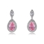 Show details for Famous Big Pink Dangle Earrings
