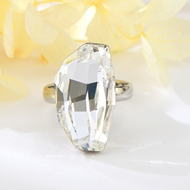 Show details for Funky Big Platinum Plated Fashion Ring Show details for Funky Big Platinum Plated Fashion Ring