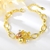 Picture of Stylish Flowers & Plants Multi-tone Plated Fashion Bracelet