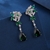 Picture of Sparkling Flowers & Plants Cubic Zirconia Dangle Earrings from Top Designer