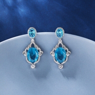 Picture of Luxury Cubic Zirconia Dangle Earrings from Top Designer