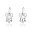 Show details for Bulk 999 Sterling Silver Irregular Small Hoop Earrings Exclusive Online
