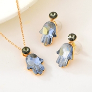 Show details for New Swarovski Element Blue 2 Piece Jewelry Set Show details for New Swarovski Element Blue 2 Piece Jewelry Set