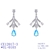 Picture of Best Cubic Zirconia Party Dangle Earrings