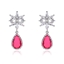 Show details for Luxury Red Dangle Earrings Online Only