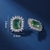 Picture of Popular Cubic Zirconia Fashion Huggie Earrings