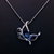 Picture of Fast Selling Blue Platinum Plated Pendant Necklace from Editor Picks