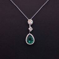 Show details for Brand New Green Geometric Pendant Necklace with SGS/ISO Certification Show details for Brand New Green Geometric Pendant Necklace with SGS/ISO Certification