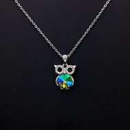 Show details for Low Cost Platinum Plated Colorful Pendant Necklace with Low Cost Show details for Low Cost Platinum Plated Colorful Pendant Necklace with Low Cost