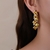 Picture of Buy Gold Plated Geometric Dangle Earrings with Wow Elements