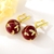 Picture of Buy Gold Plated Artificial Crystal Dangle Earrings with Low Cost