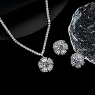 Show details for Copper or Brass Purple 2 Piece Jewelry Set with Unbeatable Quality Show details for Copper or Brass Purple 2 Piece Jewelry Set with Unbeatable Quality