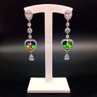 Show details for New Swarovski Element Platinum Plated Dangle Earrings Show details for New Swarovski Element Platinum Plated Dangle Earrings