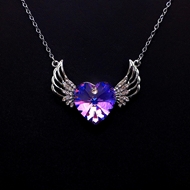 Show details for Hot Selling Platinum Plated Swarovski Element Pendant Necklace from Top Designer Show details for Hot Selling Platinum Plated Swarovski Element Pendant Necklace from Top Designer