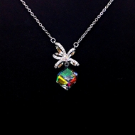 Show details for Fashion Platinum Plated Pendant Necklace in Exclusive Design Show details for Fashion Platinum Plated Pendant Necklace in Exclusive Design