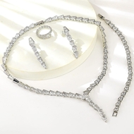 Show details for Distinctive Copper or Brass Cubic Zirconia 4 Piece Jewelry Set at Great Low Price Show details for Distinctive Copper or Brass Cubic Zirconia 4 Piece Jewelry Set at Great Low Price