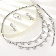 Show details for Luxury White 4 Piece Jewelry Set at Unbeatable Price Show details for Luxury White 4 Piece Jewelry Set at Unbeatable Price
