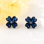 Show details for Stylish Flowers & Plants Swarovski Element Dangle Earrings