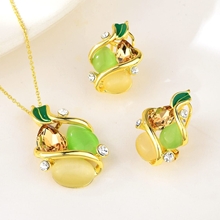 Show details for Classic Opal 2 Piece Jewelry Set in Flattering Style