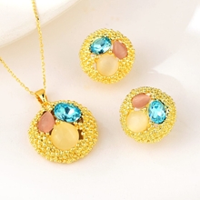 Show details for Low Price Zinc Alloy Geometric 2 Piece Jewelry Set from Trust-worthy Supplier