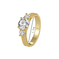 Picture of New Season White Cubic Zirconia Fashion Ring with SGS/ISO Certification