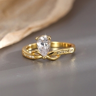 Picture of Designer Gold Plated Irregular Fashion Ring with Easy Return