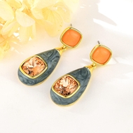 Picture of Need-Now Yellow Party Dangle Earrings with SGS/ISO Certification