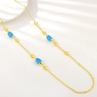 Picture of Popular Enamel Zinc Alloy Fashion Sweater Necklace