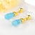 Picture of Fancy Geometric Resin Dangle Earrings