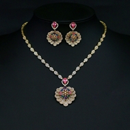 Show details for Featured Pink Luxury 2 Piece Jewelry Set with Full Guarantee Show details for Featured Pink Luxury 2 Piece Jewelry Set with Full Guarantee