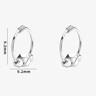 Picture of Amazing Party Cute Small Hoop Earrings