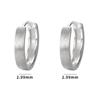 Picture of Shop Platinum Plated Cute Small Hoop Earrings with Wow Elements