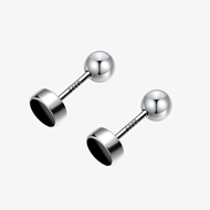 Picture of 925 Sterling Silver Party Stud Earrings at Super Low Price