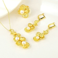 Show details for Sparkling Party Gold Plated 3 Piece Jewelry Set Show details for Sparkling Party Gold Plated 3 Piece Jewelry Set