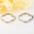 Picture of Fashion White Small Hoop Earrings with Worldwide Shipping