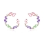 Show details for Nice Cubic Zirconia Gold Plated Dangle Earrings