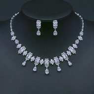 Show details for Fashion Cubic Zirconia Luxury 2 Piece Jewelry Set Show details for Fashion Cubic Zirconia Luxury 2 Piece Jewelry Set