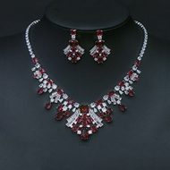 Show details for Party Red 2 Piece Jewelry Set with Fast Shipping Show details for Party Red 2 Piece Jewelry Set with Fast Shipping