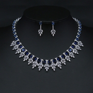 Show details for Luxury Platinum Plated 2 Piece Jewelry Set Online Only Show details for Luxury Platinum Plated 2 Piece Jewelry Set Online Only