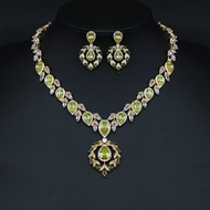 Show details for Buy Platinum Plated Copper or Brass 2 Piece Jewelry Set with Full Guarantee Show details for Buy Platinum Plated Copper or Brass 2 Piece Jewelry Set with Full Guarantee
