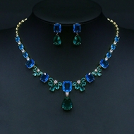 Show details for Fashionable Party Platinum Plated 2 Piece Jewelry Set Show details for Fashionable Party Platinum Plated 2 Piece Jewelry Set