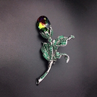 Show details for Latest Flower Copper or Brass Brooche Show details for Latest Flower Copper or Brass Brooche