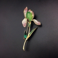 Show details for Great Swarovski Element Copper or Brass Brooche Show details for Great Swarovski Element Copper or Brass Brooche