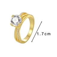 Picture of Hypoallergenic Gold Plated Copper or Brass Fashion Ring with Easy Return