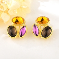 Picture of Unique Resin Zinc Alloy Stud Earrings