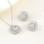 Show details for Charming White Cubic Zirconia 2 Piece Jewelry Set As a Gift